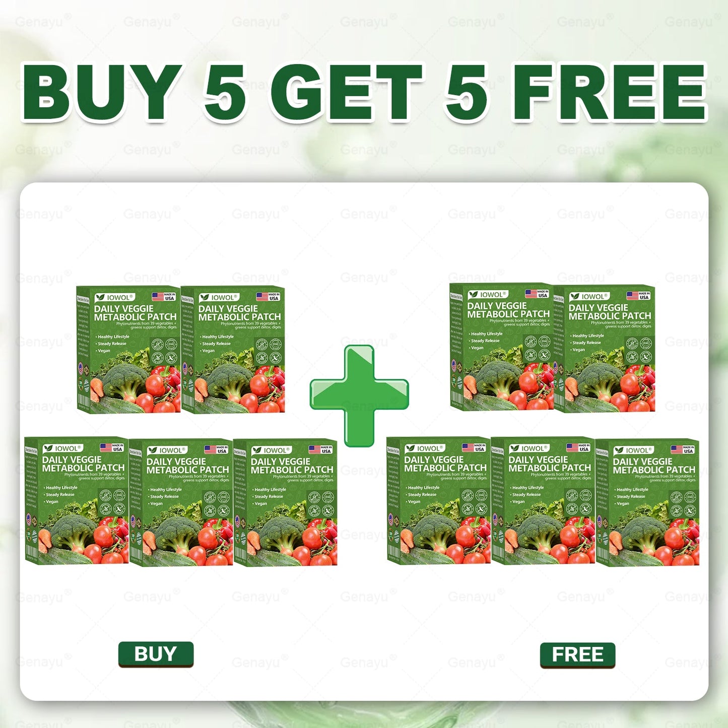 𝐈𝐎𝐖𝐎𝐋® 𝐃𝐚𝐢𝐥𝐲 𝐕𝐞𝐠𝐞𝐭𝐚𝐛𝐥𝐞 𝐌𝐞𝐭𝐚𝐛𝐨𝐥𝐢𝐜 𝐏𝐚𝐭𝐜𝐡🥦 𝐮𝐬𝐞𝐬 𝐨𝐫𝐠𝐚𝐧𝐢𝐜 𝐯𝐞𝐠𝐞𝐭𝐚𝐛𝐥𝐞 𝐞𝐱𝐭𝐫𝐚𝐜𝐭𝐬 𝐚𝐧𝐝 𝐩𝐡𝐲𝐭𝐨𝐧𝐮𝐭𝐫𝐢𝐞𝐧𝐭𝐬 𝐟𝐫𝐨𝐦 𝟑𝟗 𝐯𝐞𝐠𝐞𝐭𝐚𝐛𝐥𝐞𝐬 + 𝐠𝐫𝐞𝐞𝐧𝐬 𝐭𝐨 𝐬𝐮𝐩𝐩𝐨𝐫𝐭 𝐝𝐞𝐭𝐨𝐱, 𝐝𝐢𝐠𝐞𝐬𝐭𝐢𝐨𝐧 & 𝐦𝐞𝐭𝐚𝐛𝐨𝐥𝐢𝐜 𝐫𝐞𝐬𝐞𝐭, 𝐚𝐧𝐝 𝐛𝐨𝐨𝐬𝐭 𝐞𝐧𝐞𝐫𝐠𝐲 𝐟𝐨𝐫 𝐚𝐥𝐥-𝐝𝐚𝐲 𝐰𝐞𝐥𝐥𝐧𝐞𝐬𝐬.