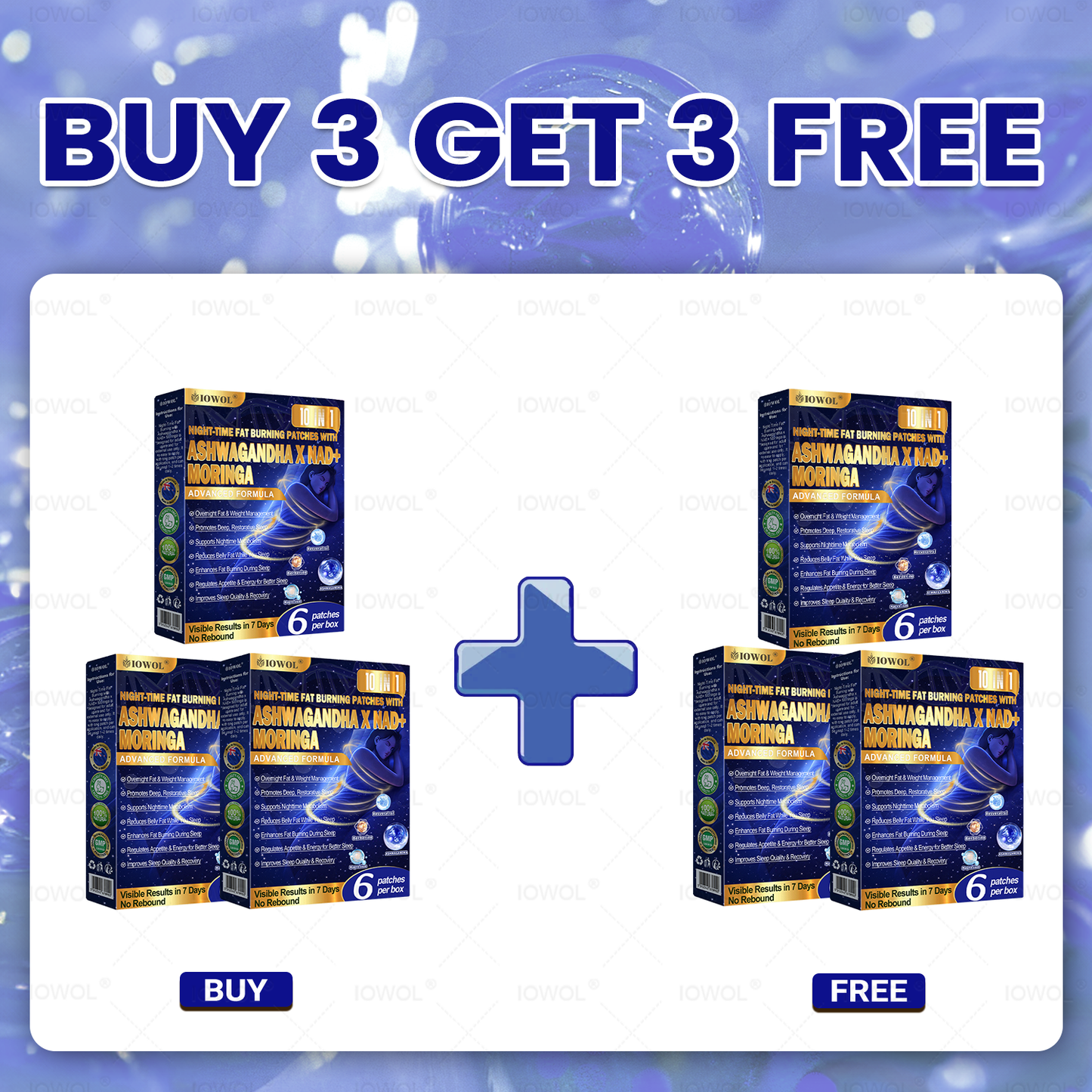 ERO WASTE & ZEIOWOL ® NIGHT-TIME FAT BURNING PATCHES! ZERO PILLS & ZRO STRUGGLE & 100% RESULTS