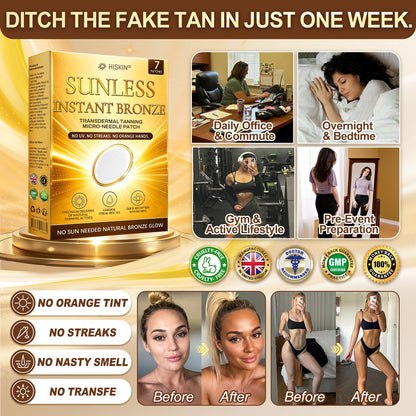 𝑶𝒇𝒇𝒊𝒄𝒊𝒂𝒍 𝑺𝒕𝒐𝒓𝒆 | 𝐇𝐢𝐬𝐤𝐢𝐧® 𝐒𝐮𝐧𝐥𝐞𝐬𝐬 𝐈𝐧𝐬𝐭𝐚𝐧𝐭 𝐁𝐫𝐨𝐧𝐳𝐞 𝐓𝐚𝐧𝐧𝐢𝐧𝐠 𝐌𝐢𝐜𝐫𝐨𝐧𝐞𝐞𝐝𝐥𝐞 𝐏𝐚𝐭𝐜𝐡 ☀️ 𝐍𝐨 𝐔𝐕, 𝐍𝐨 𝐎𝐫𝐚𝐧𝐠𝐞, 𝐍𝐨 𝐒𝐭𝐫𝐞𝐚𝐤𝐬, 𝐍𝐨 𝐃𝐇𝐀, 𝐍𝐨 𝐌𝐞𝐬𝐬