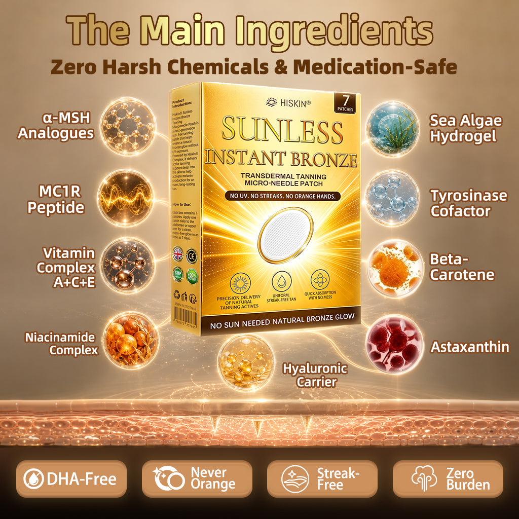 𝑶𝒇𝒇𝒊𝒄𝒊𝒂𝒍 𝑺𝒕𝒐𝒓𝒆 | 𝐇𝐢𝐬𝐤𝐢𝐧® 𝐒𝐮𝐧𝐥𝐞𝐬𝐬 𝐈𝐧𝐬𝐭𝐚𝐧𝐭 𝐁𝐫𝐨𝐧𝐳𝐞 𝐓𝐚𝐧𝐧𝐢𝐧𝐠 𝐌𝐢𝐜𝐫𝐨𝐧𝐞𝐞𝐝𝐥𝐞 𝐏𝐚𝐭𝐜𝐡 ☀️ 𝐍𝐨 𝐔𝐕, 𝐍𝐨 𝐎𝐫𝐚𝐧𝐠𝐞, 𝐍𝐨 𝐒𝐭𝐫𝐞𝐚𝐤𝐬, 𝐍𝐨 𝐃𝐇𝐀, 𝐍𝐨 𝐌𝐞𝐬𝐬